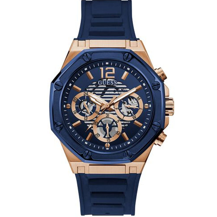 Guess Men's Classic Blue Dial Watch - GW0263G2