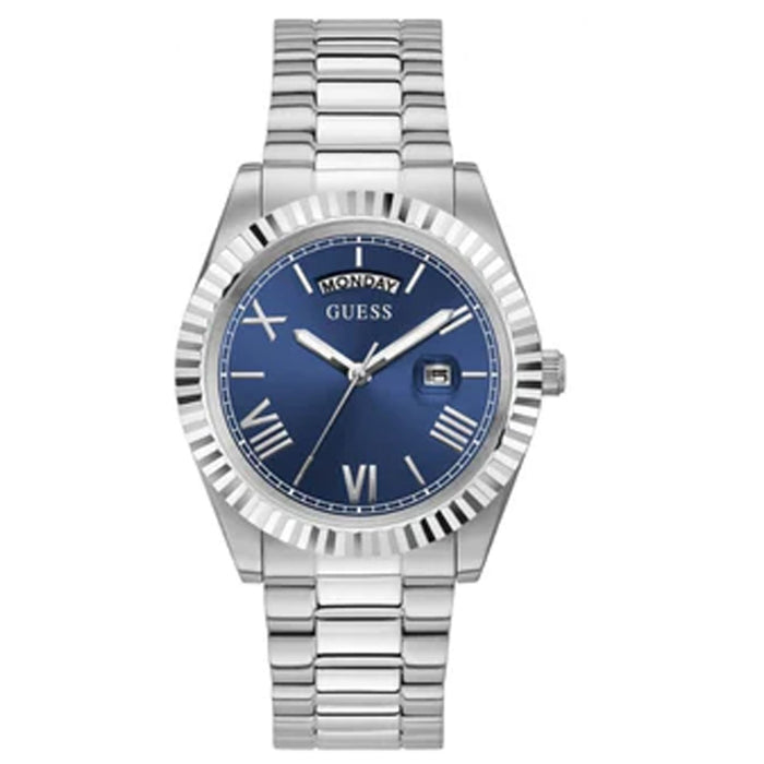 Guess Men's Classic Blue Dial Watch - GW0265G7