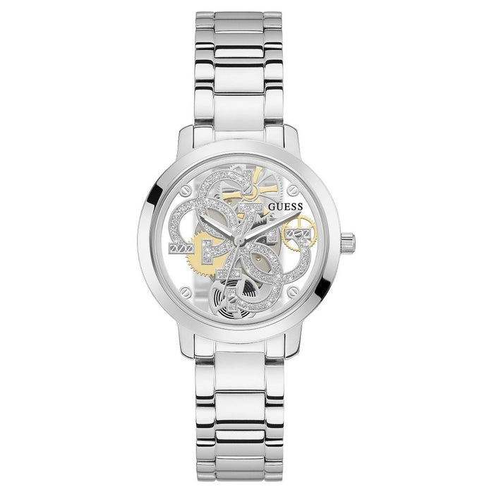 Guess Women's Quattro Silver Dial Watch - GW0300L1