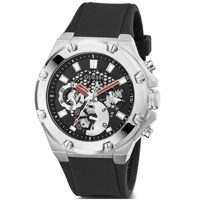 Guess Men's Classic Black Dial Watch - GW0334G1