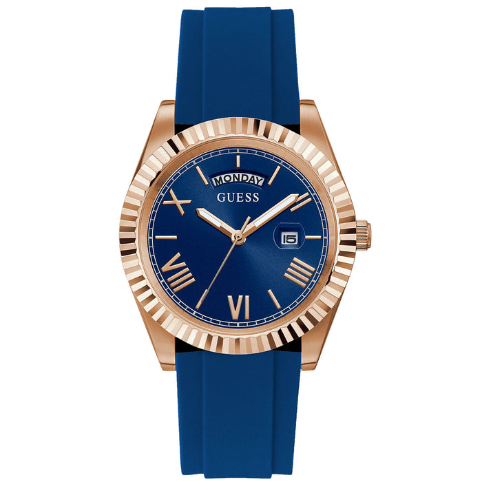 Guess Men's Classic Blue Dial Watch - GW0335G2