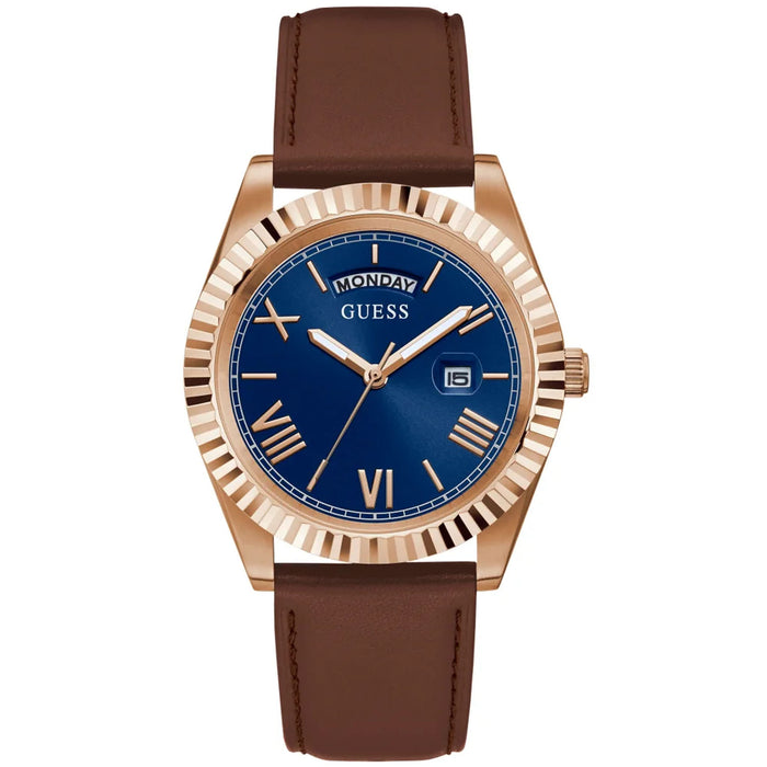 Guess Men's Classic Blue Dial Watch - GW0353G2