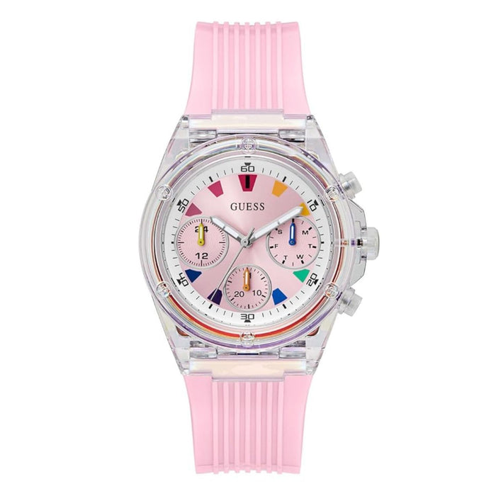 Guess Women's Athena Pink Dial Watch - GW0438L7