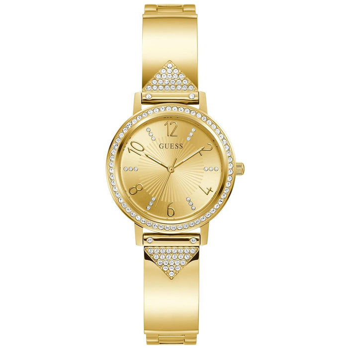 Guess Women's Tri Luxe Gold Dial Watch - GW0474L2