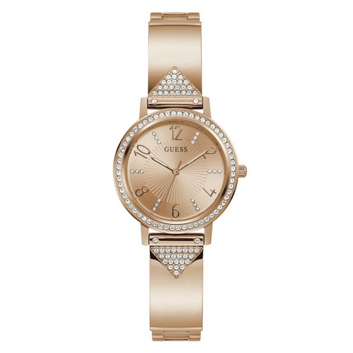 Guess Women's Tri Luxe Rose gold Dial Watch - GW0474L3