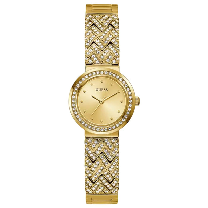 Guess Women's Treasure Gold Dial Watch - GW0476L2