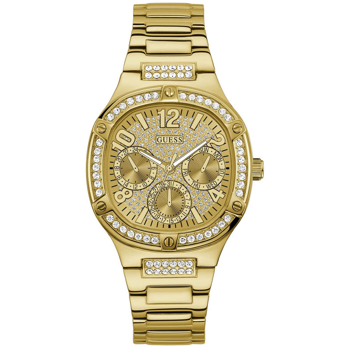 Guess Women's Gold Tone Multi-function Gold Dial Watch - GW0558L2