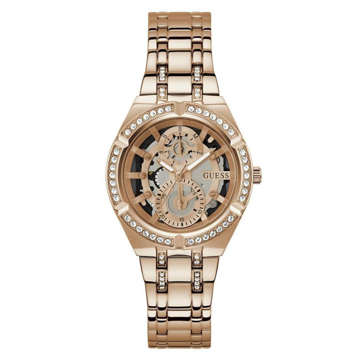 Guess Women's Allara Rose gold Dial Watch - GW0604L3