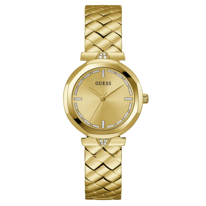 Guess Women's Rumour Gold Dial Watch - GW0613L2