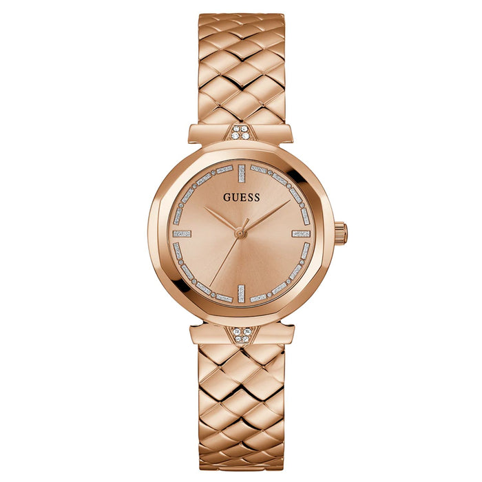 Guess Women's Tone Rose gold Dial Watch - GW0613L3