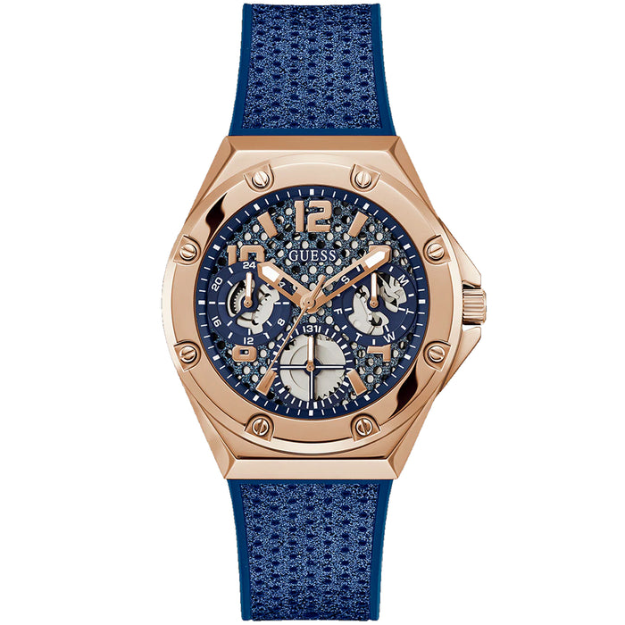 Guess Women's Sport Continental Blue Dial Watch - GW0620L3