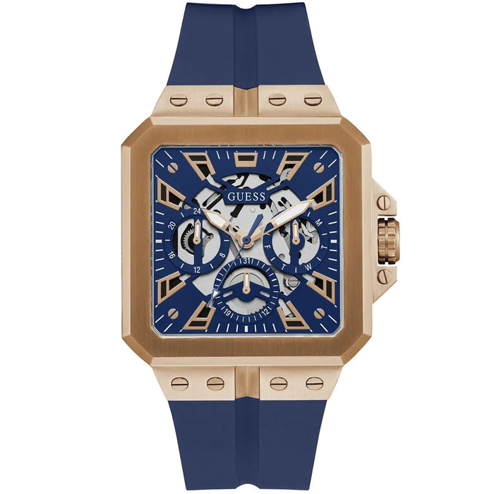 Guess Men's Leo Blue Dial Watch - GW0637G3