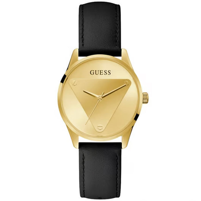 Guess Women's Emblem Gold Dial Watch - GW0642L1
