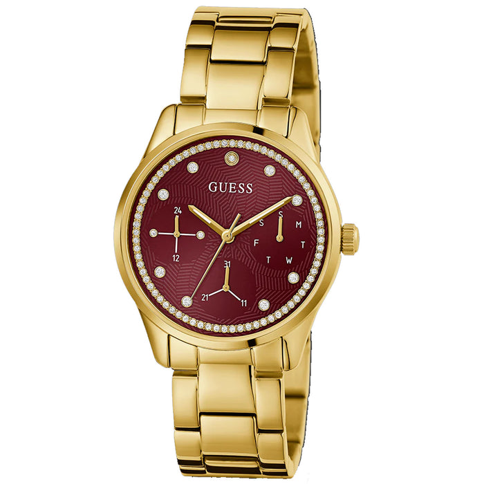 Guess Women's Classic Red Dial Watch - GW0659L5