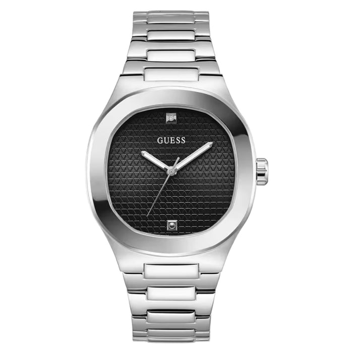 Guess Men's headline Black Dial Watch - GW0662G1