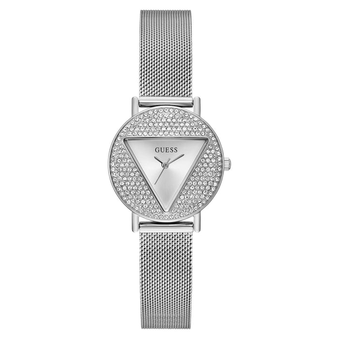 Guess Women's Mini Iconic Silver Dial Watch - GW0671L1