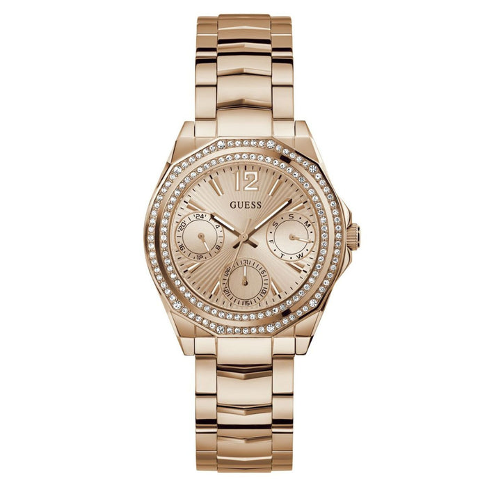 Guess Women's Ritzy Rose gold Dial Watch - GW0685L3