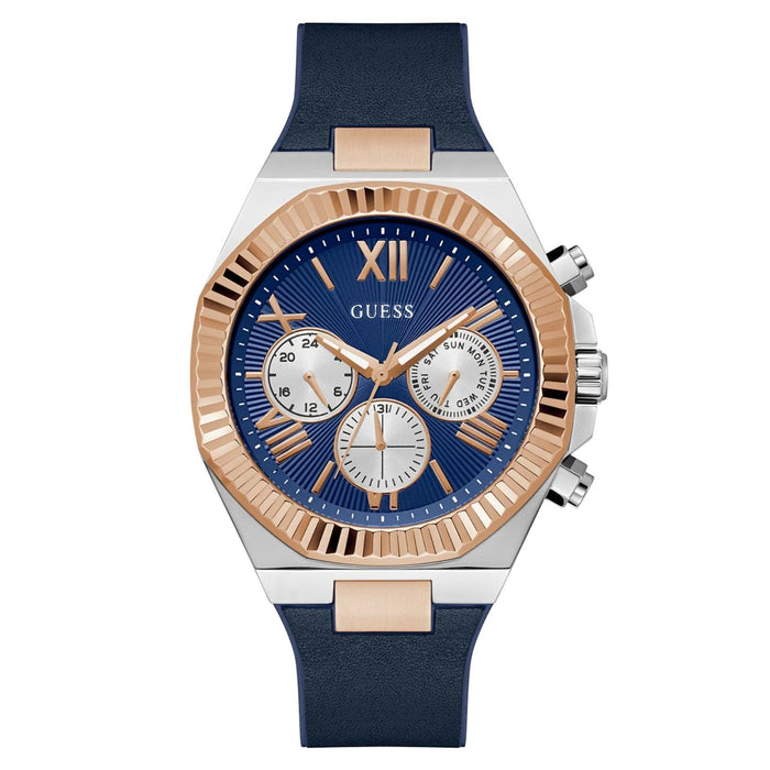 Guess Men's Equity Blue Dial Watch - GW0791G2