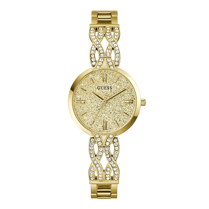 Guess Women's Coral Gold Dial Watch - GW0868L2