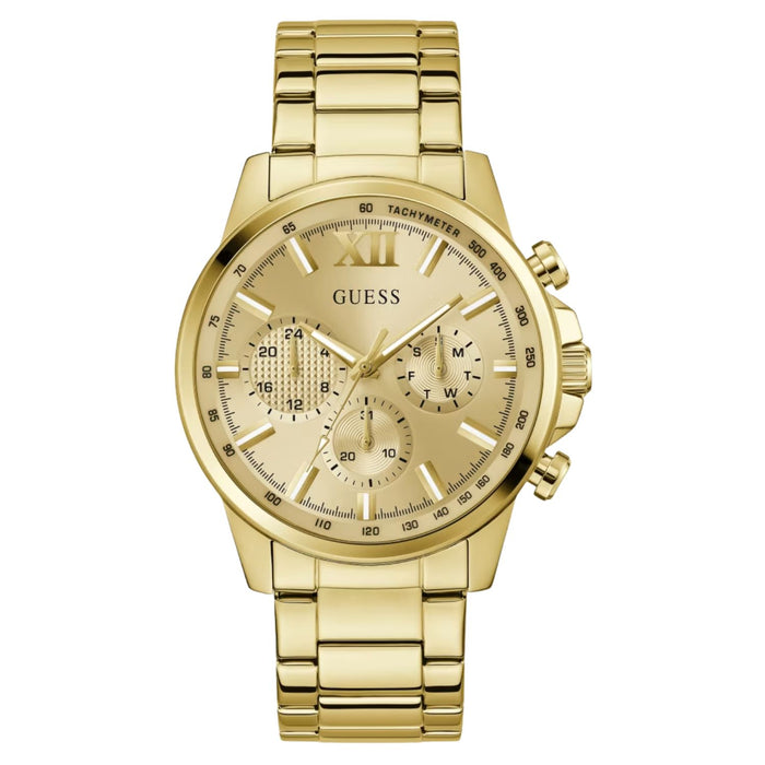 Guess Men's Walker Gold Dial Watch - GW0900G2