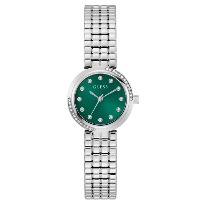 Guess Women's Clara Green Dial Watch - GW0930L1