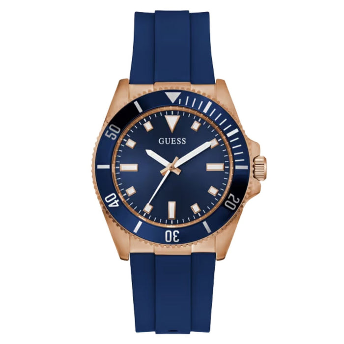 Guess Men's Cliff Blue Dial Watch - GW0969G3
