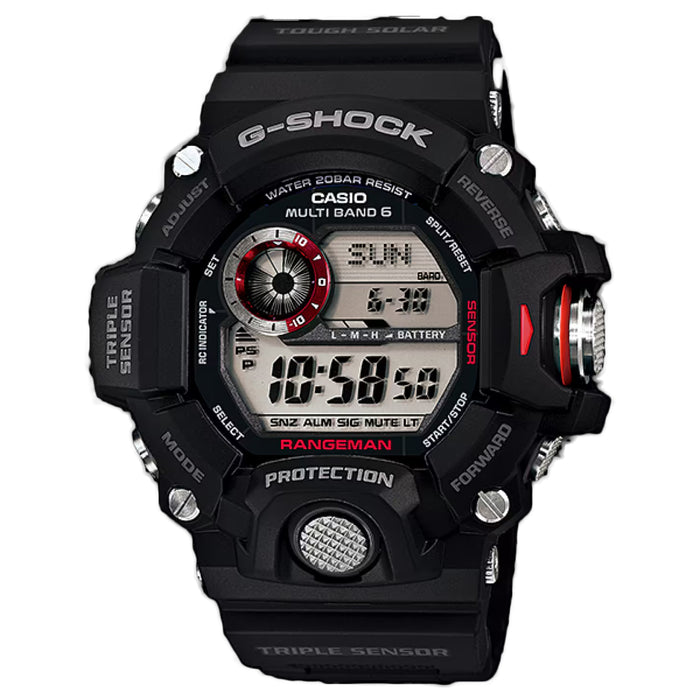 Casio Men's Rangeman Black Dial Watch - GW9400-1