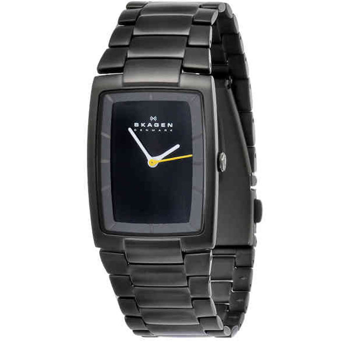 Skagen Men's Classic Black Dial Watch - H02LBXB1