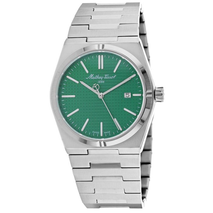 Mathey Tissot Men's Zoltan Green Dial Watch - H117AV
