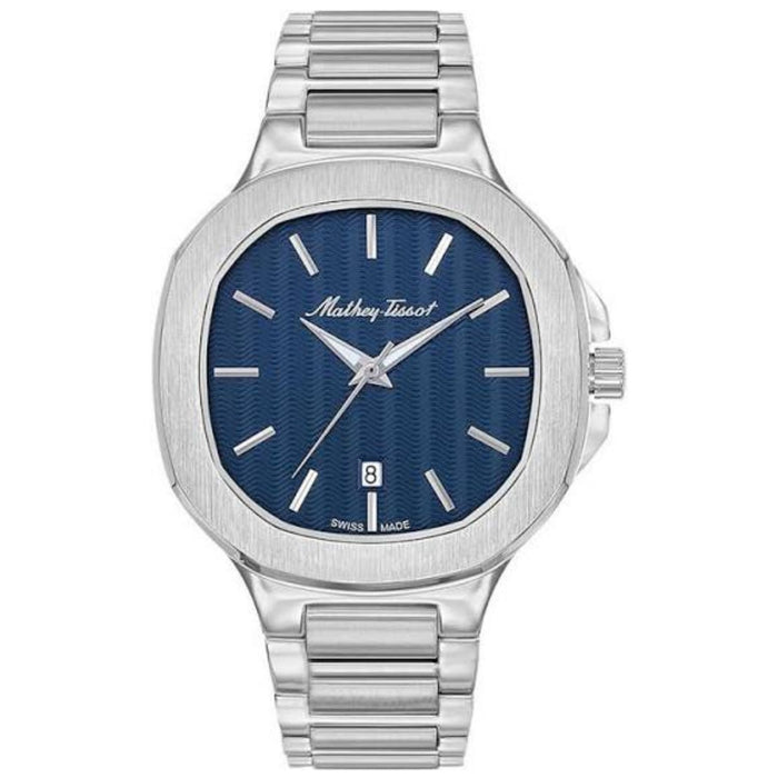 Mathey-Tissot Men's Evasion Blue Dial Watch - H152ABU