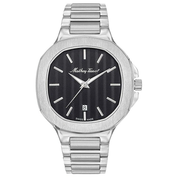 Mathey-Tissot Men's Evasion Black Dial Watch - H152AN