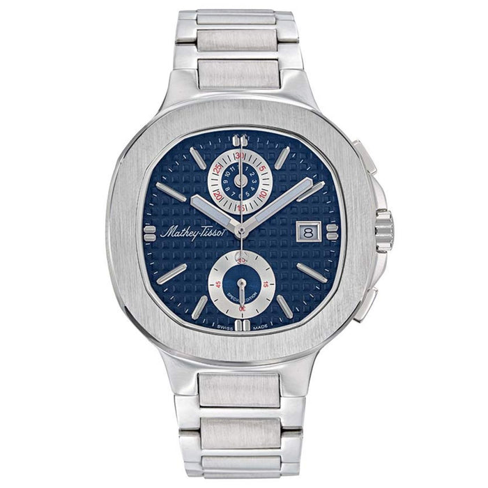Mathey-Tissot Men's Evasion Blue Dial Watch - H152CHABU