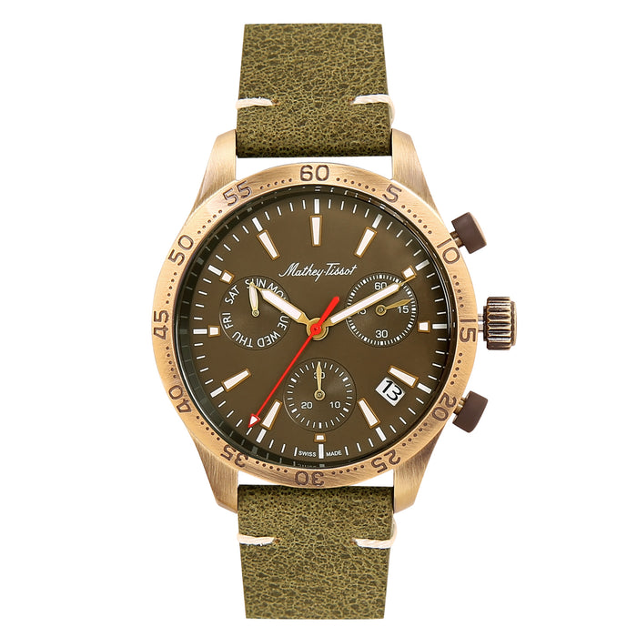 Mathey Tissot Men's Type 22 Brown Dial Watch - H1822CHLBR