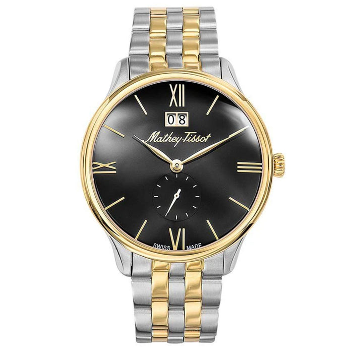 Tissot Men's Edmond Black Dial Watch - H1886MBN