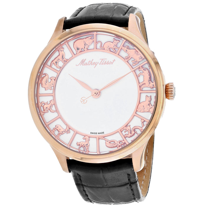 Mathey Tissot Men's Edmond Automatic White Dial Watch - H1886PI2