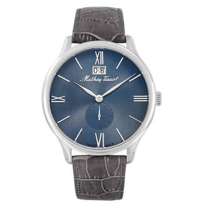 Mathey Tissot Men's Edmond Blue Dial Watch - H1886QAS
