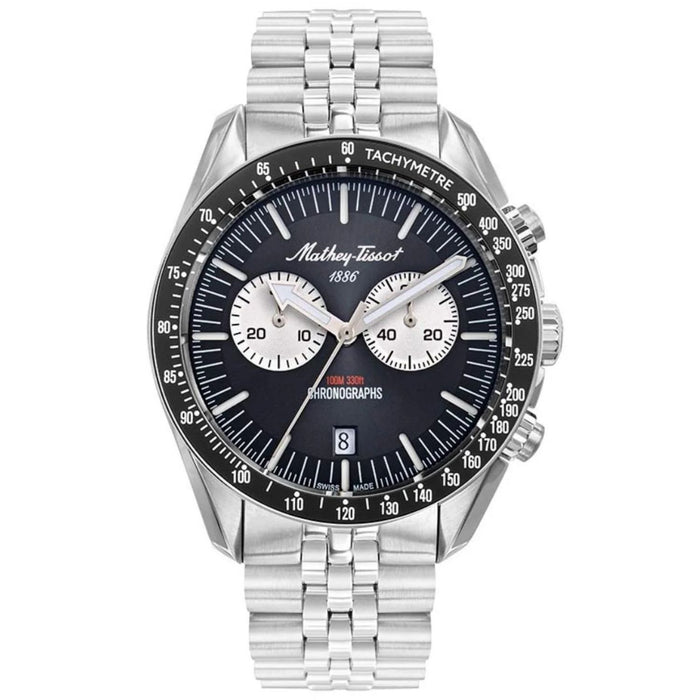 Mathey-Tissot Men's Chronograph Black Dial Watch - H196CHAN