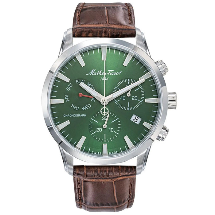 Mathey-Tissot Men's Ares chrono Green Dial Watch - H197CHALV