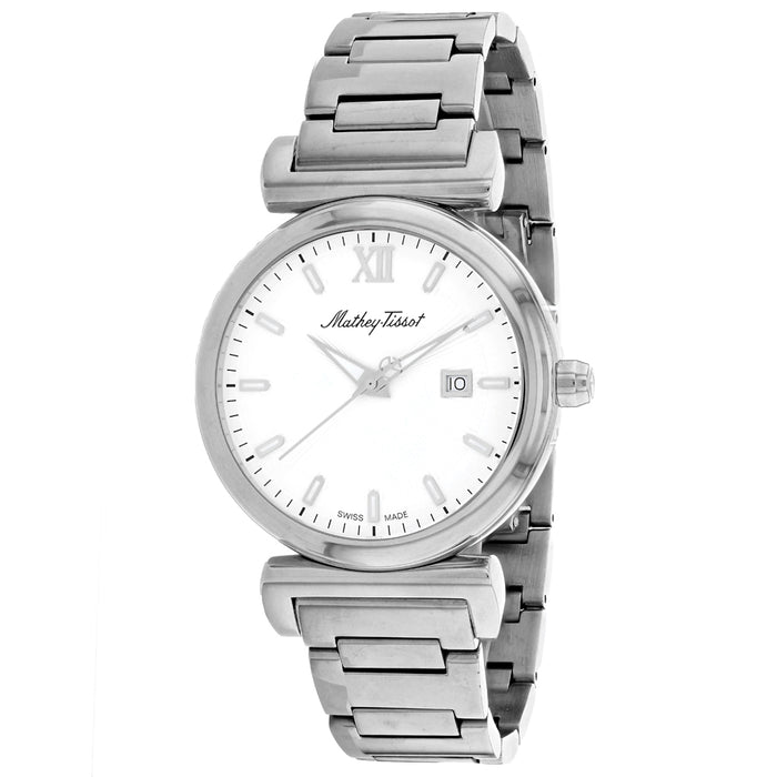 Mathey Tissot Men's White Dial Watch - H410AI