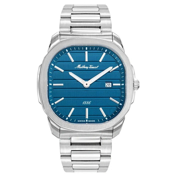 Mathey-Tissot Men's Odyssey Blue Dial Watch - H413ABU