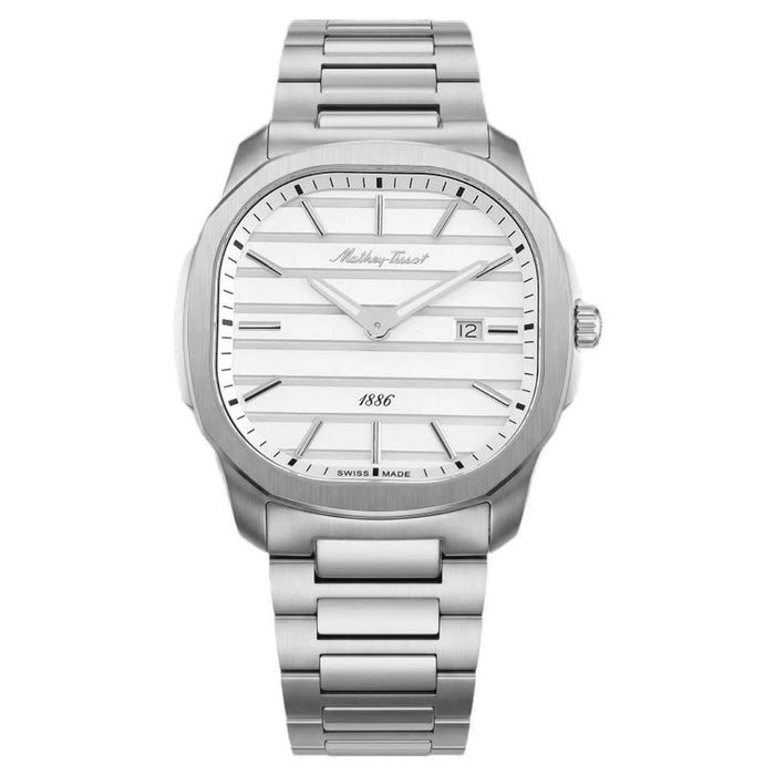 Mathey-Tissot Men's Odyssey White Dial Watch - H413AI