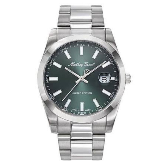 Mathey-Tissot Men's Mathy Sunray Green Dial Watch - H451VE
