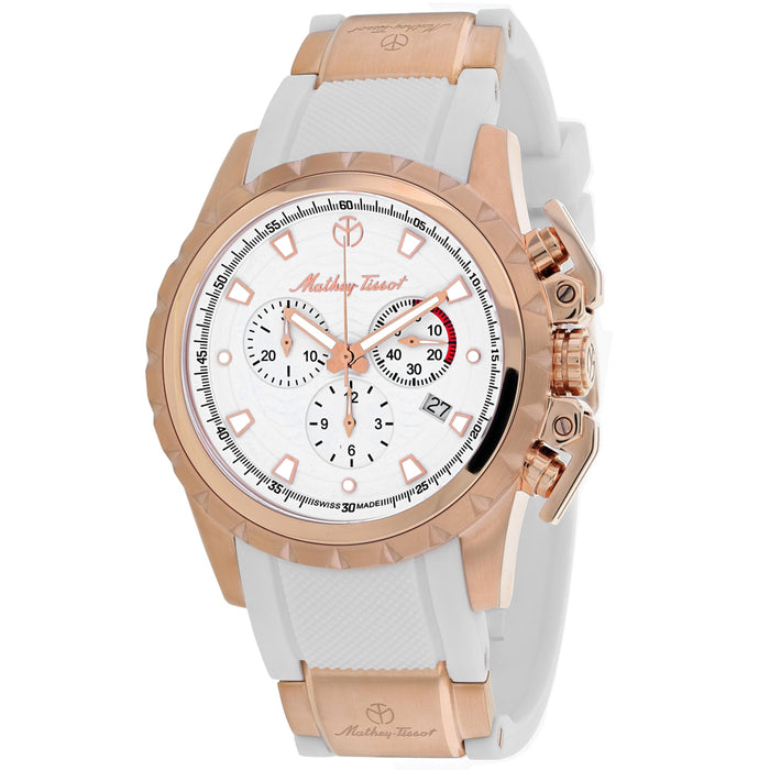 Mathey Tissot Men's Classic White Dial Watch - H466CHPB