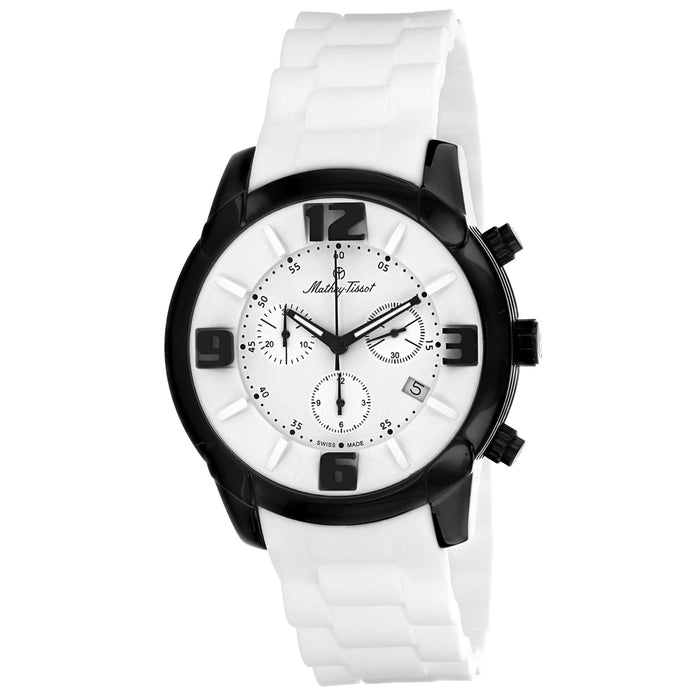 Mathey Tissot Men's Classic White Dial Watch - H511CHBL