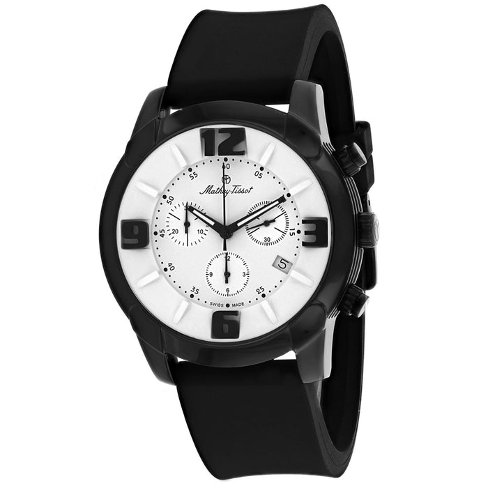 Mathey Tissot Men's Classic White Dial Watch - H511CHBLB