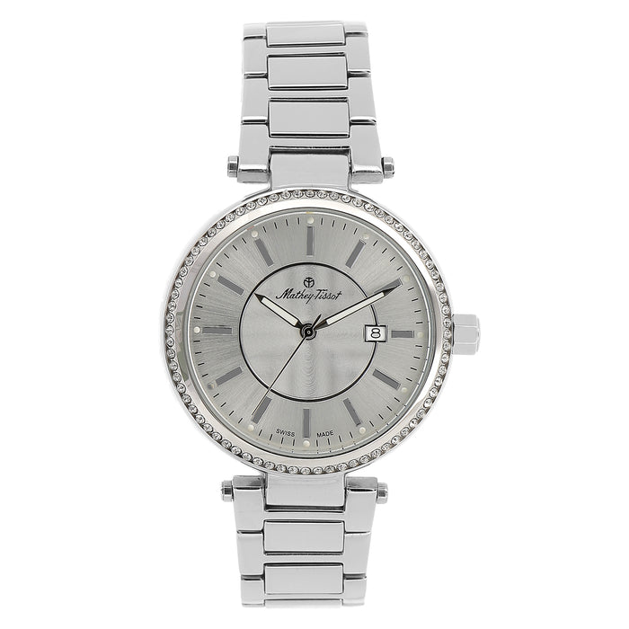 Mathey Tissot Women's Classic Silver Dial Watch - H610AS