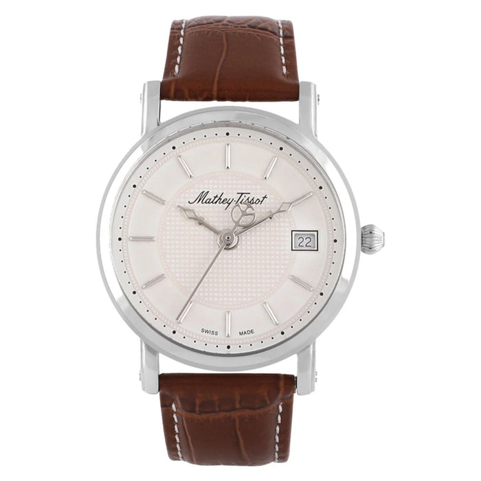 Mathey Tissot Men's Classic White Dial Watch - H611251AI