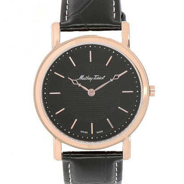 Mathey Tissot Men's City Black Dial Watch - H611252AI