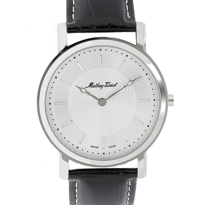 Mathey Tissot Men's City Silver Dial Watch - H611252AS
