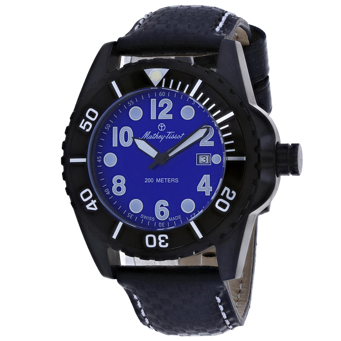 Mathey Tissot Men's Classic Blue Dial Watch - H6307NBU
